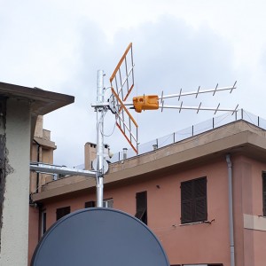 Dettaglio dell'antenna digitale terrestre