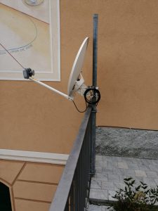Impianto Open Sky - Internet via satellite a Isoverde (Genova)
