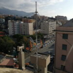 Impianto Digitale Terrestre installato in via dei Mille a Genova - 11 novembre 2020