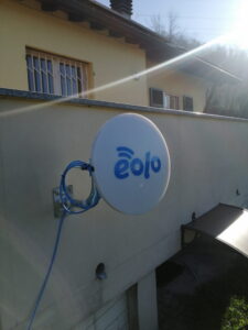 L'impianto EOLO installato per internet veloce a Mignanego (GE) che sfrutta il ripetitore della Guardia - 001