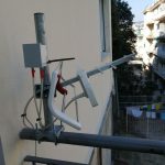 Sturla dove è possibile, si accontenta il cliente, installando antenne a basso impatto visivo - Genova Sturla